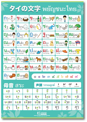 タイ文字ポスター